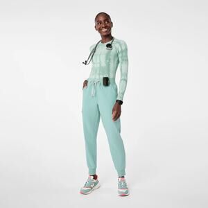 FIGS Zamora 2.0 Jogger Scrub Pants Seaglass XXS NWT